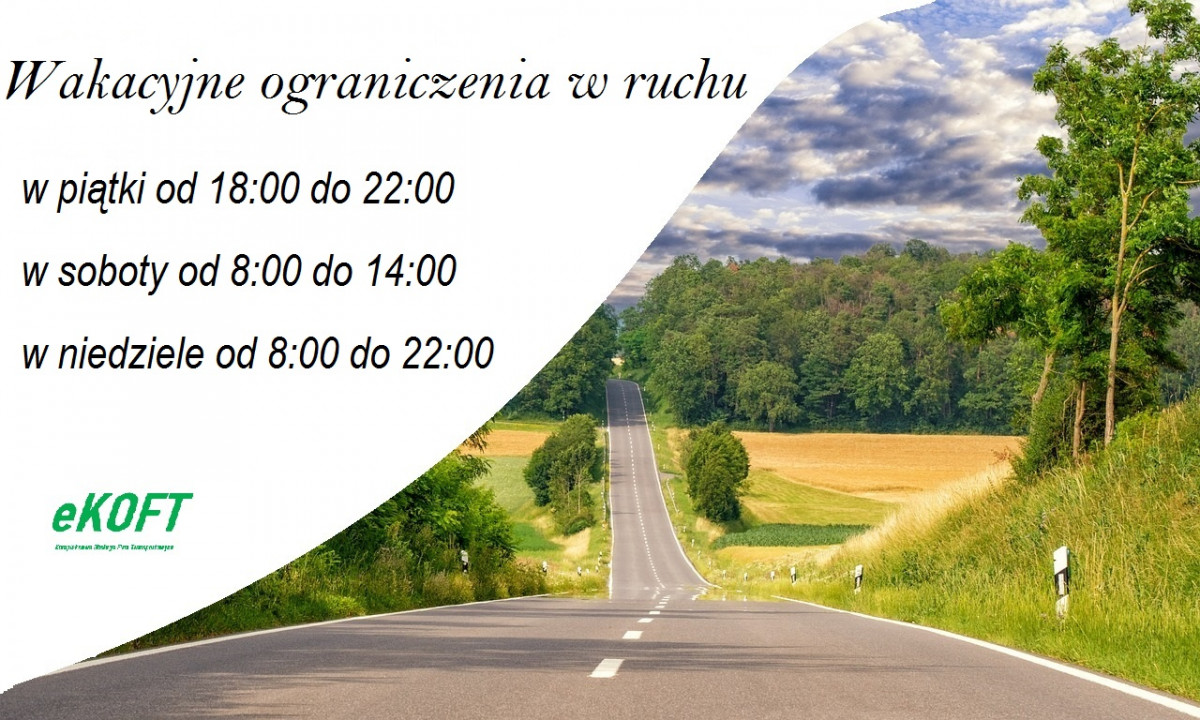 blog - Wakacyjny zakaz jazdy